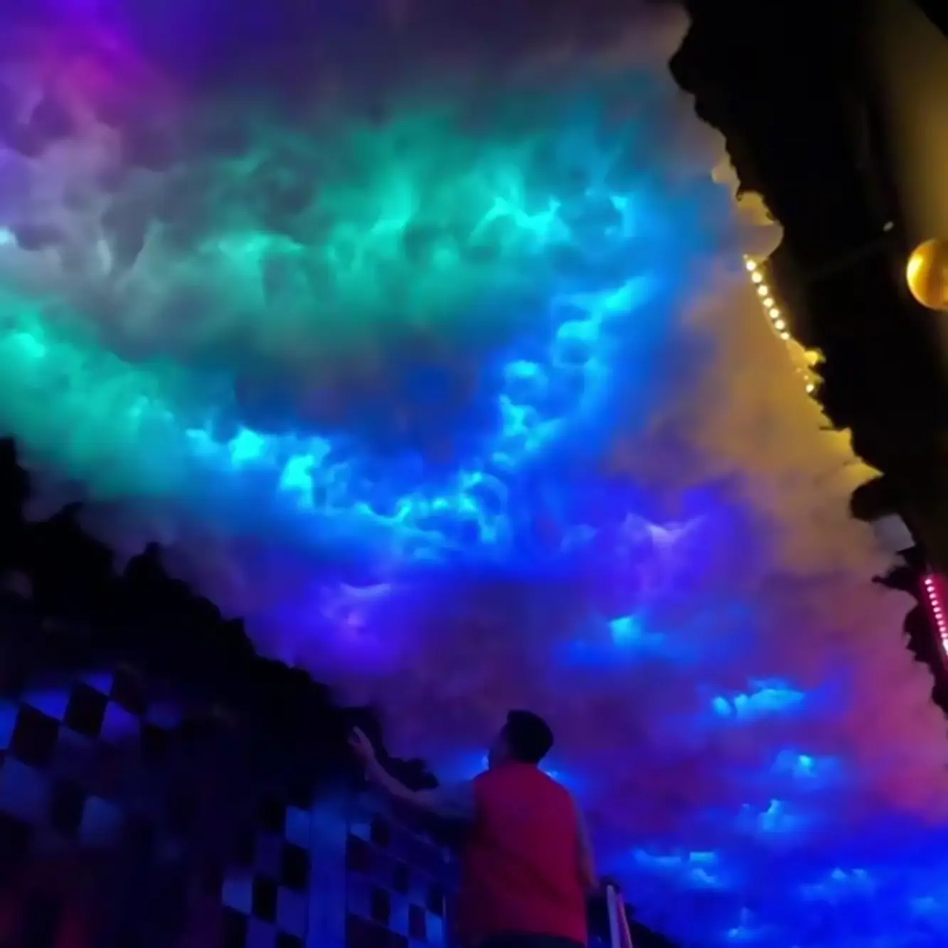 DIY Cloud Lights Gaming Room Garage Club Bar Party Light smart strips led ligh accessory star led light holiday decoration Led Light Cotton Lightning