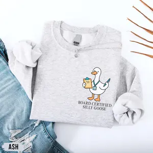 BCBA T-Shirt, Sweatshirt - Silly Goose Cute ABA Therapy Gift, Board Certified Behavior Analyst