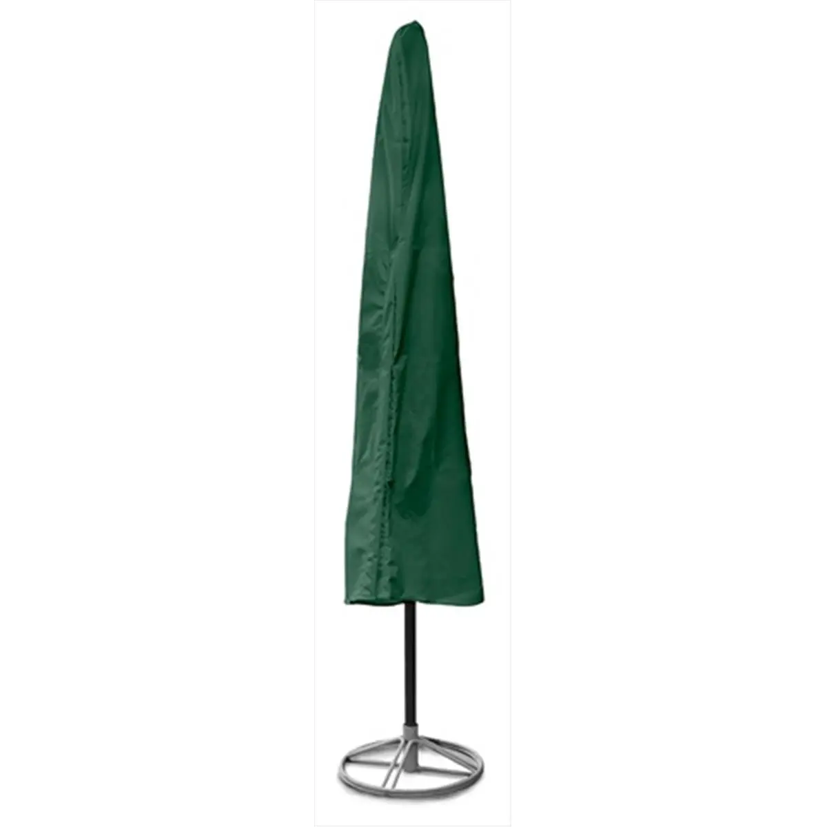 KoverRoos Weathermax Sturdy Outdoor Umbrella Cover - 7ft-9ft, Forest Green, 76in H x 48in Circumference, 3lbs, Waterproof Breathable Fabric, Drawstring, Cloth Tie, Storage Pouch, UV Protection, 5-Year Color Retention, Patio Canopy, Outdoor Shade Canopy