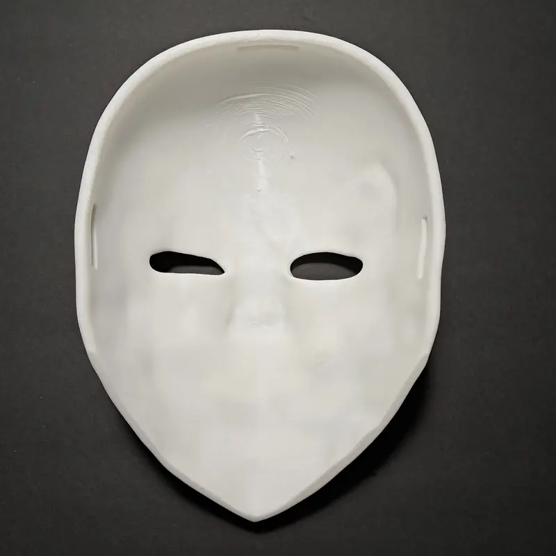3D-Printed PLA Plastic Precise Sun Fan Costume Mask - Lightweight, One Size, Customizable Design, Cosplay Gear, Festival Party Supplies, Photo Prop for Anniversary & Business Celebrations ©2024