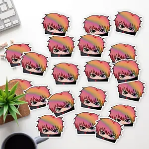 Stickers Pack 20 Pcs Gaara Luggage Peeker Water Bottle Guitar Aesthetic Car Vinyl Colorful Skateboard Waterproof Bumper Laptop Bike
