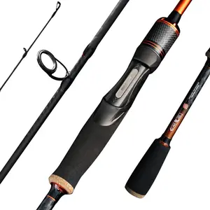 CastX Medium Heavy Fishing Rod, Medium Light Spinning Casting Rod, 2 count Baitcasting Rod, Saltwater Freshwater Baitcaster Rod,  Action, 40T Carbon Fiber, EVA & Cork Grip, Zirconia Ring