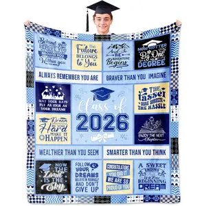 Graduation Gifts 2026 Blanket , Graduation Gifts for Him, College Graduation Gifts for Men, Graduation Gifts for Boys, Gifts for Graduation, Graduation Decorations Class of 2026