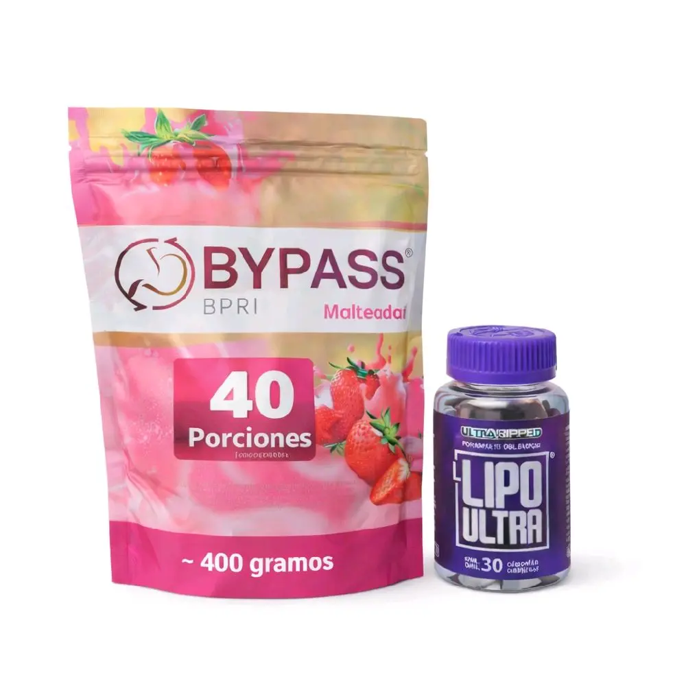 lipoultra 30 capsule made in mexico suplement dietary and Strawberry Shake