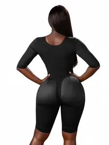 Stage 1 Full Body Faja for Plastic Surgery Recovery | Compression Hook Levels | Padded Straps