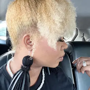 The Bold One Faux Leather Yarn Tassel Earrings Handmade Lightweight Chic Accessory for Casual Outings Special Occasions or Gifting