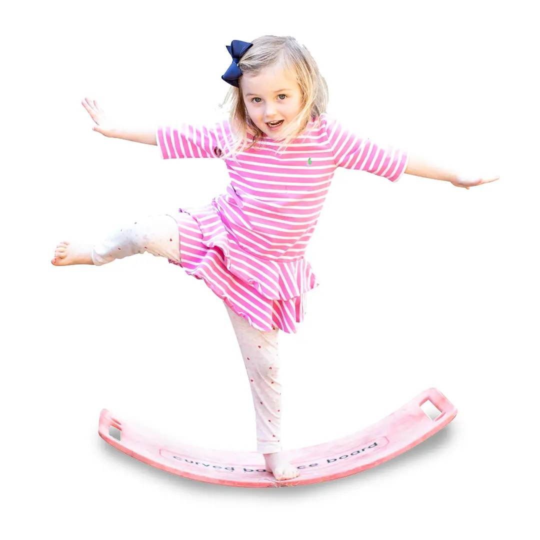 Platports Sensory Balance Board for Kids – ADHD Focus, Calm & Motor Skill Development | Indoor Montessori Play | Durable Non-Wood Wobble Board
