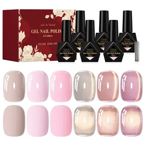 Natural Pink Gel Polish Set, 7pcs, Nail Art & Manicure, Daily & Festival Nails, Cat Eye Gel Polish, UV Light Gel, UV LED Gel Nail Lamp Curing, Easy Application, DIY Gel Nail Polish Colors, 3pcs Color Gel+3pcs Cat-Eye Gel+1pc Magnetic Stick