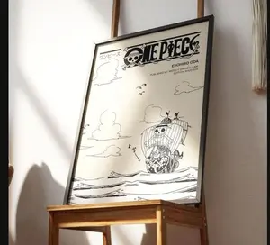 [Sale Off Up To 50%] [Unframe] The Pirate Anime & Manga Poster, Premium Matte Wall Art, Minimalist Japanese Print, Vintage Retro Gift