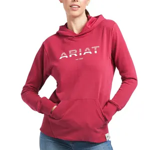 Ariat® Ladies 3D Logo 2.0 Red Bud Hoodie 10039221 Ariat® Ladies 3D Logo 2.0 Red Bud Hoodie 10039221