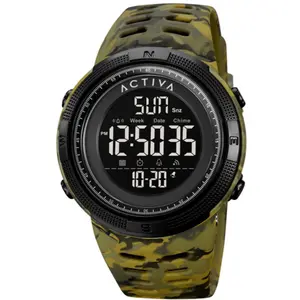 Activa X Invicta Digital Men's Watch - 50mm, Green, Camouflage (ACW1915MC-009)