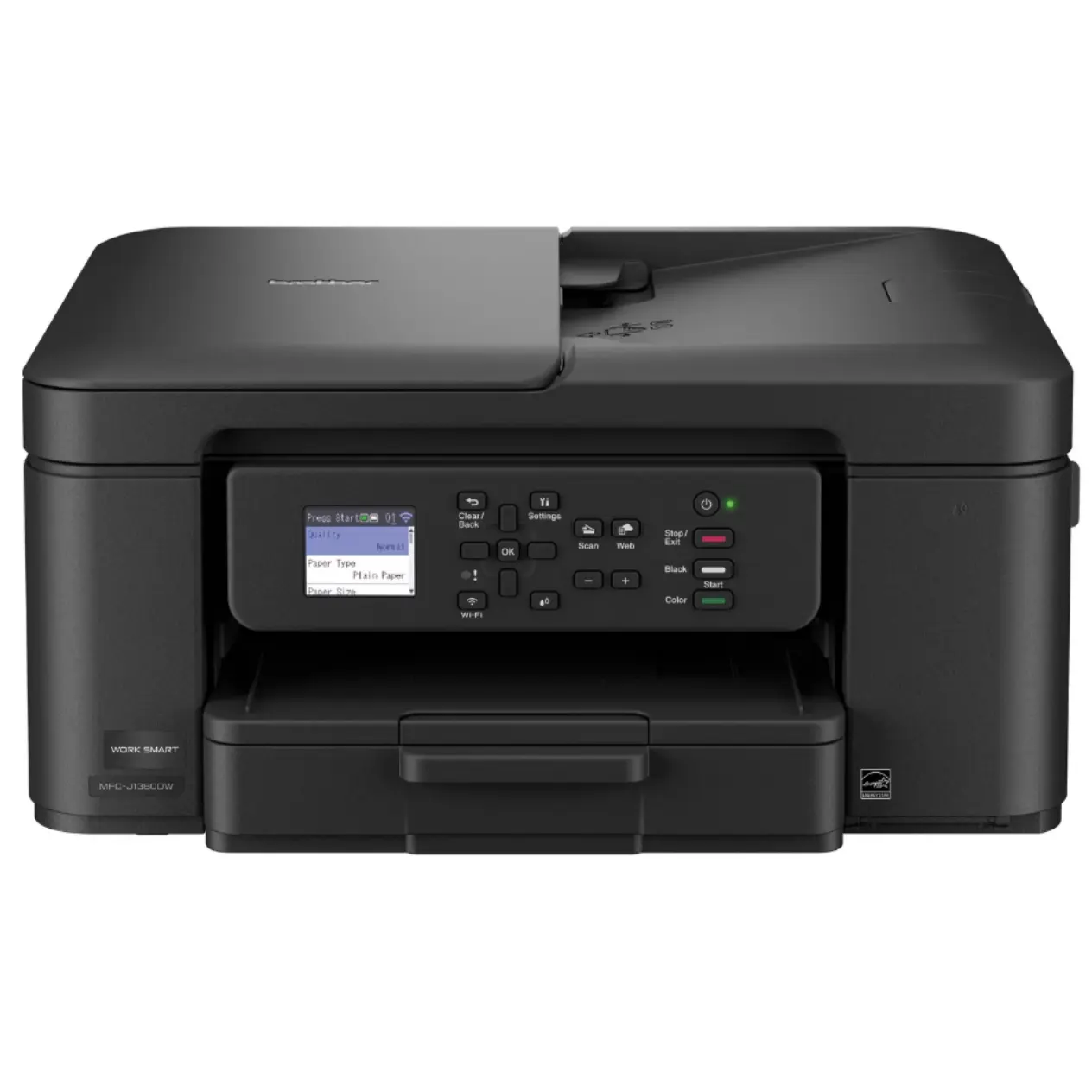 Wireless Color Inkjet All-in-One Printer with Automatic Duplex Printing, 1.8-Inch Color Display, Wi-Fi and USB Connectivity, Print Copy Scan for Home and Office