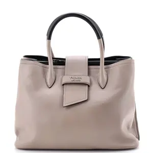 Pre-owned PRADA Leather Tote Bags REBAG Ribbon Tote City Calfskin Medium by Rebag