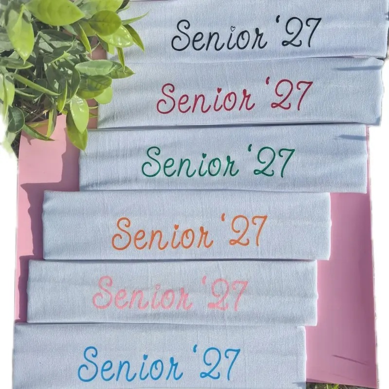 Trendy Senior 2027 Merch Headbands
