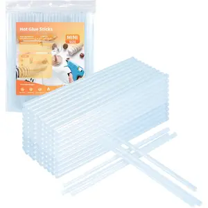 Mini hot Glue  Sticks - 120 count Clear hot Glue Sticks Dia 0.27" x 8" Long Mini Glue Stick, All-Purpose Glue Sticks Bulk for Crafting, Scrapbooking & More - Compatible with  Glue