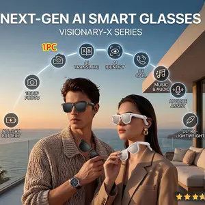 xk one pro AI wireless photo-taking glasses, equipped with 800W camera, AI object recognition, making and receiving calls, body-worn detection, AI translation, voice activation, AI Smart Glasses