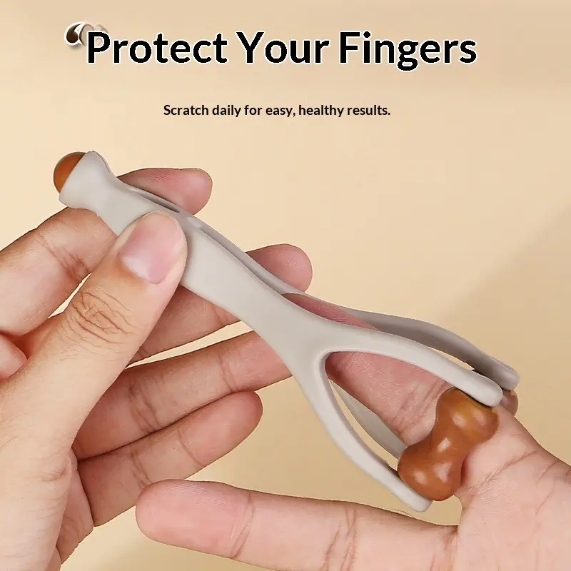Finger Massage Roller, Daily Hand Joint Acupressure Massager, Thumb Scraper Tool, Essential Massage Device, Pain Relief Aid