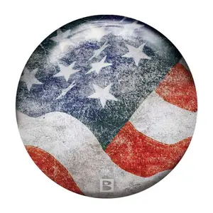 Brunswick Stars and Stripes PRE-DRILLED Viz-A-Ball Bowling Ball