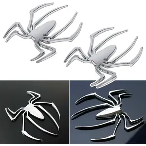 Danti 3D Spider Chrome Emblems Badges Sticker Silvery for Can am Spyder RT ST RS¡ ­
