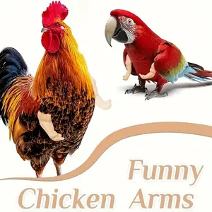 Funny Chicken Arms Toy, Hilarious Costume Accessory for Parties & Pranks, Fits Chickens, Parrots, Ducks, Ideal for Halloween & Christmas Gags