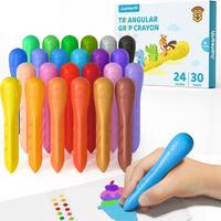 12colors/with Coloring Book&Stickers