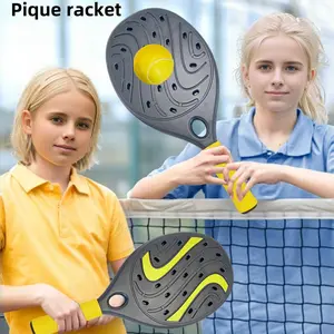 Kids Tennis Racket Set, Colorful PP Material, Lightweight & Durable, Includes 4 Balls, Outdoor Game, Fun Sports Toy for Children