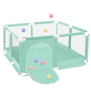 Baby Playpen, Play Yard, Baby Playards, Infant Travel Play Game Fence