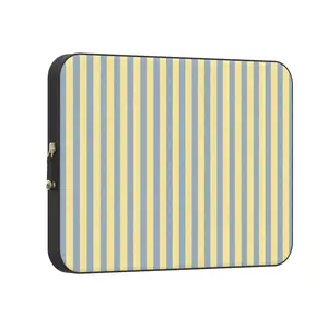 Casely MacBook Laptop Sleeve Case | Coastline Stripes | Blue & Yellow