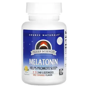 Source Naturals Melatonin, Orange, 240 Lozenges