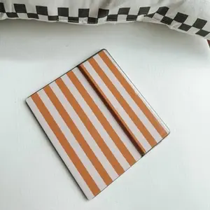 Orange Fall Stripes Golden Hour Kindle E-reader Skin Vinyl Decal