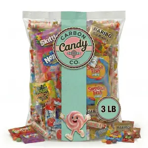 Bulk Candy Variety Pack – 2 Lb Assorted Candy Mix Individually Wrapped – Big Bag of Dulces for Pinatas, Goodie Bags, Party Favors & Birthdays – Mixed Candy Assortment Bag Bulk - July 4th