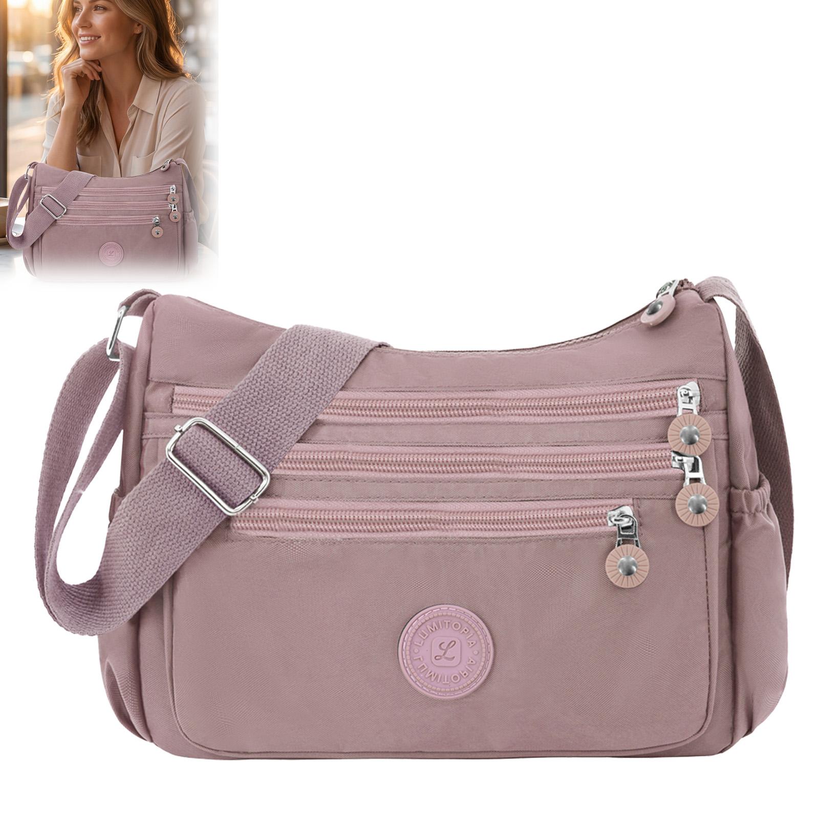 Nylon Travel Purses Anti Theft Crossbody Bag Purses for Women Waterpoof Shoulder Purse Multi-layer Pockets as gifts,Stylish, Durable — Mother's Day Gift,Birthday Gift