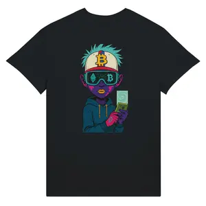 Ultra Cotton Unisex Crewneck Graphic Crypto T-shirt Gildan 2000 Menswear Streetwear Tshirt Ribbed Collar Seamless Fit Solid Ash Grey Tee