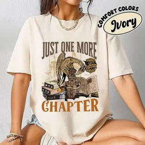 Just One More Chapter Shirt, Fourth Wing Series Sweatshirt, Bookish Tee, Book Lovers Gift 3
