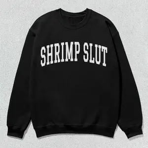 Shrimp Slut Sweatshirt Collegiate Crewneck Sweater Unisex