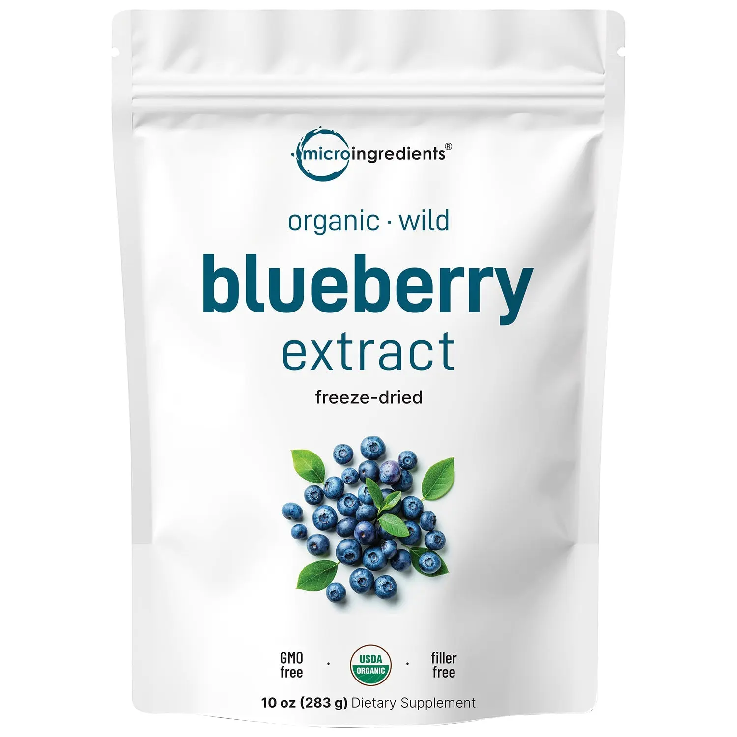 Micro Ingredients Organic Blueberry Extract Powder, 10oz Micro Ingredients Organic Blueberry Extract Powder, 10oz