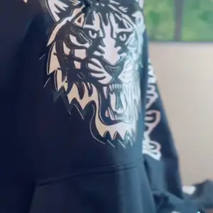 HOODIE BLACK WHITE DETROIT TIGER