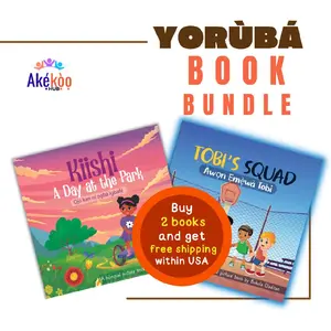 2 Yoruba storybooks bundle. With 2 bookmarks