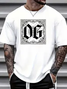 OG T-Shirt for Men - 180G Quality Tee Ideal for Family Gatherings Company Events And Festive Gifts |   Cool And Comfortable Design for Summer Workouts And Casual Wear