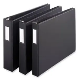 Cardinal Brands- Inc  Slant-D Reference Binder- 3-Ring- 1in. Capacity- 11in.x17in.- BK, Office Stationery Supplies, Storage Binder