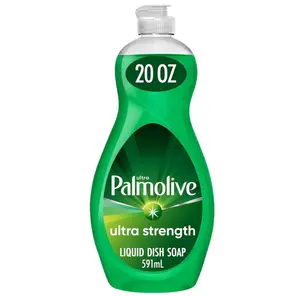 Liquid Dish Soap Ultra Strength Original Green 20 Fl OZ for Household Cleaning Pack of 1