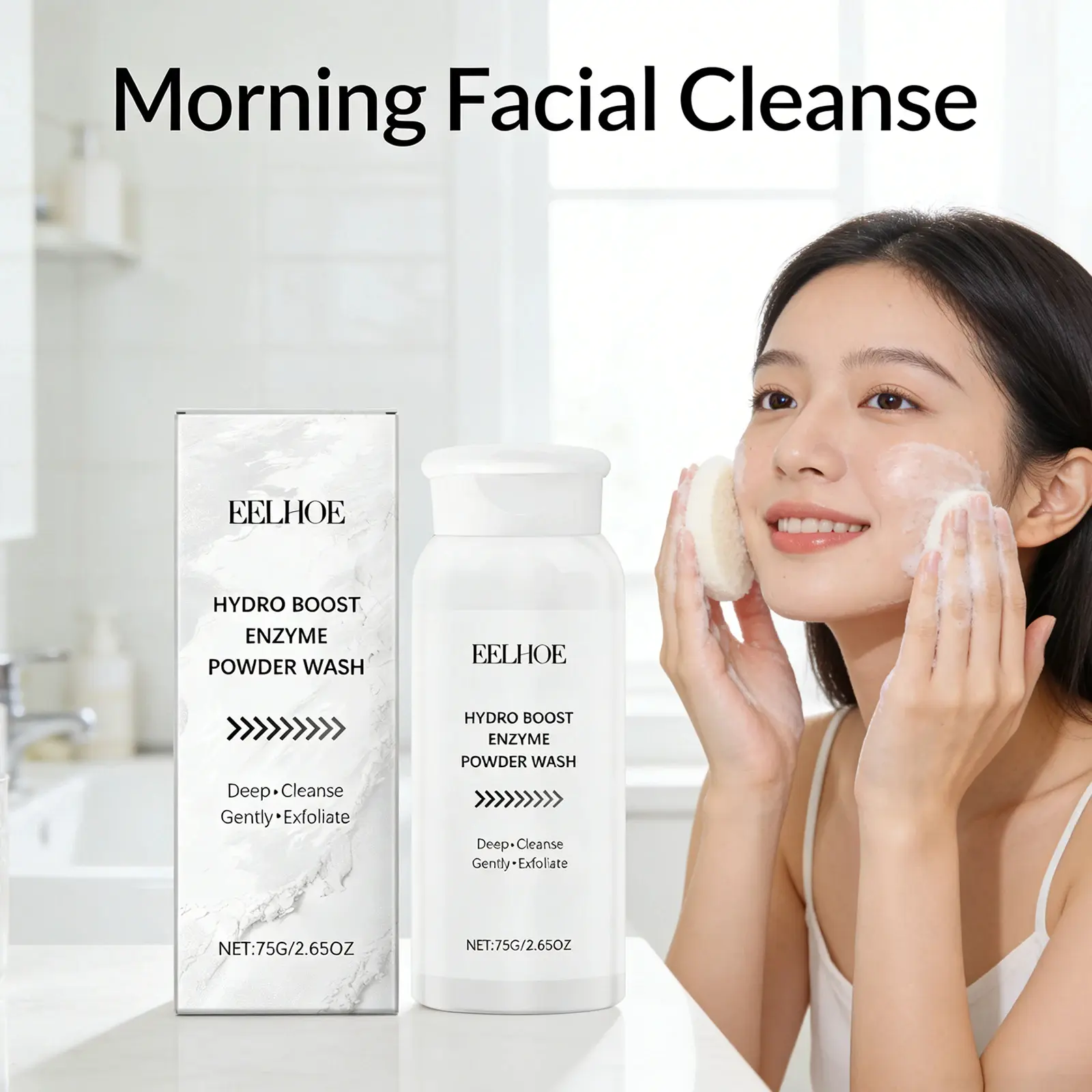Enzyme Based Cleansing Powder Removing Dead Skin Cells Reducing Blackheads Clean Pores Smooth Skin Moisturizing Cleansing Powder