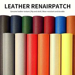 Self-Adhesive Leather Repair Patch 33.46x53.94 Inches, Large Size PU Fabric Sticker, Sofa Pad Fixing Patch, Restaurant Kitchen Decor Tablecloth