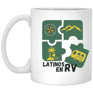 Latino RV White Mug 11 oz - Full Wrap Dye Sublimation Decoration