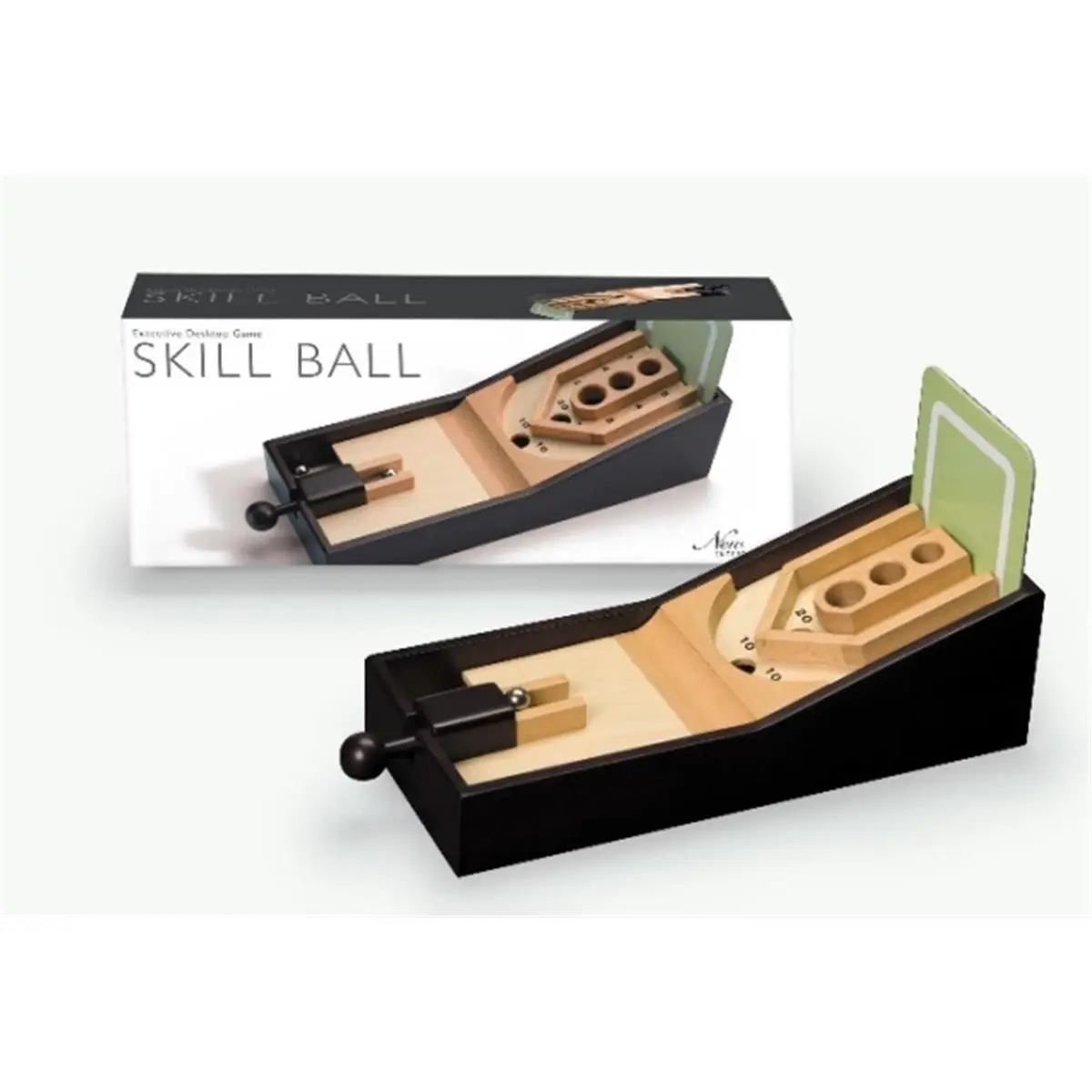 212 MAIN Desktop Skill Ball - Wooden Family Fun Game, Arcade-Style Tabletop Game with Auto-Return Feature, Sports & Outdoor Use, Suitable for Ages 12+, Tabletop Games