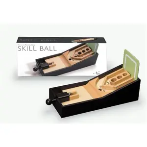 212 MAIN Desktop Skill Ball - Wooden Family Fun Game, Arcade-Style Tabletop Game with Auto-Return Feature, Sports & Outdoor Use, Suitable for Ages 12+, Tabletop Games