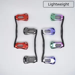 Carbon Fiber Baitcasting Handle - 16g Lightweight Retrofit Rocker Arm, Durable & Ergonomic Design for Fishing, Hunting, and Outdoor Activities, Mixed Colors, Fishing Equipment, Sleek Handle Design, Highquality Construction