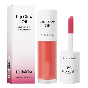 Hellokiss Moisturizing Nourishing & Repairing Fruit Lip Gloss Oil Creates Plump Lips Suitable for Daily Use Lip Care Product Glossy Lightweight Hydrating Makeup