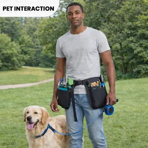Multi-Pocket Zipper Waist Pack — Lightweight, Contoured, Waterproof, and Multi-Functional Tool Bag