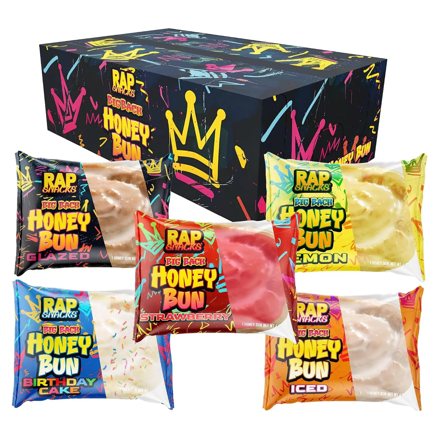 Rap Snacks Honey Buns Variety Pack 12ct